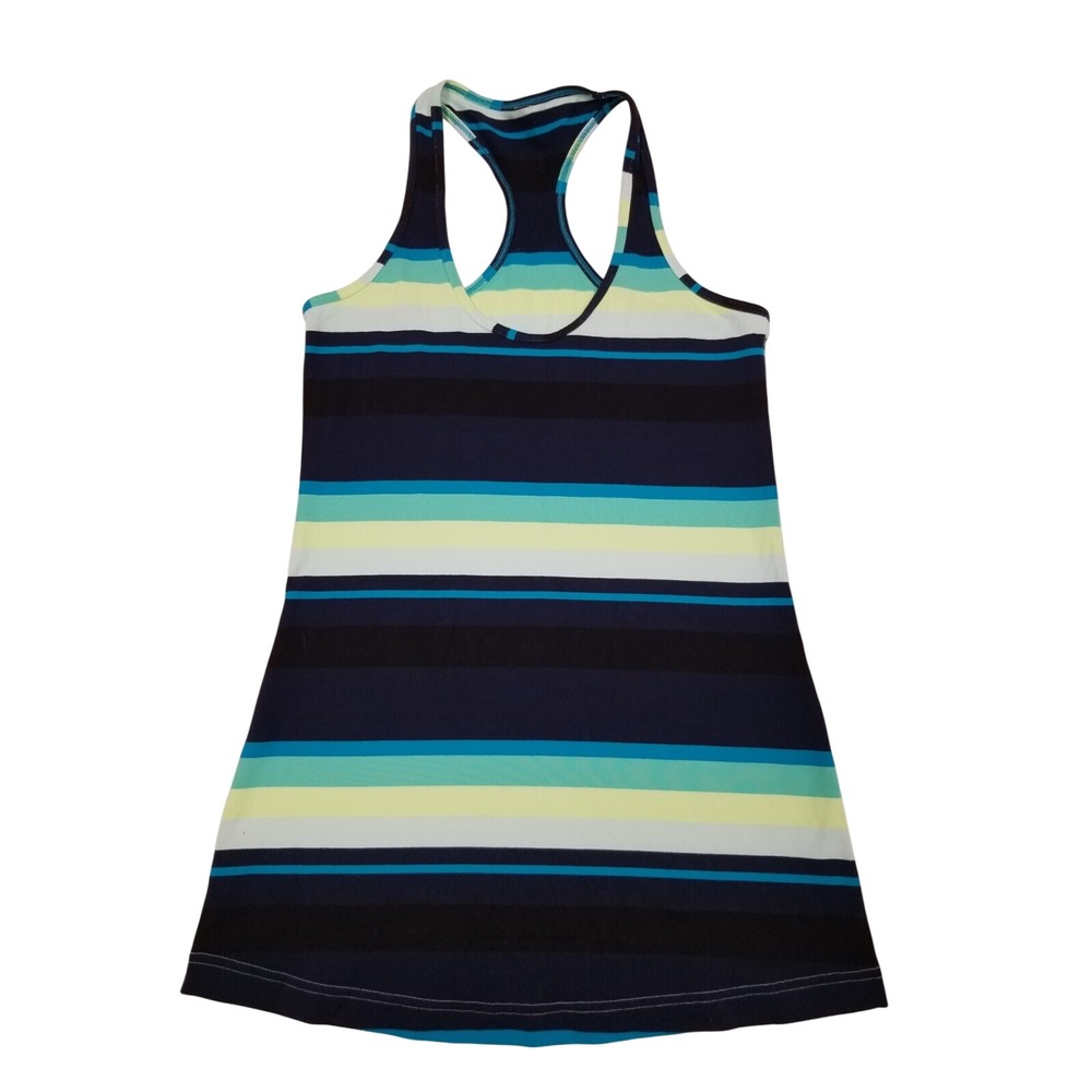 Lululemon Striped Racerback Tank Sleeveless‎ Casual Athletic Gym Workout Yoga S